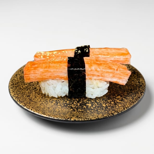 Kani Imitation Crab Meat Sushi.