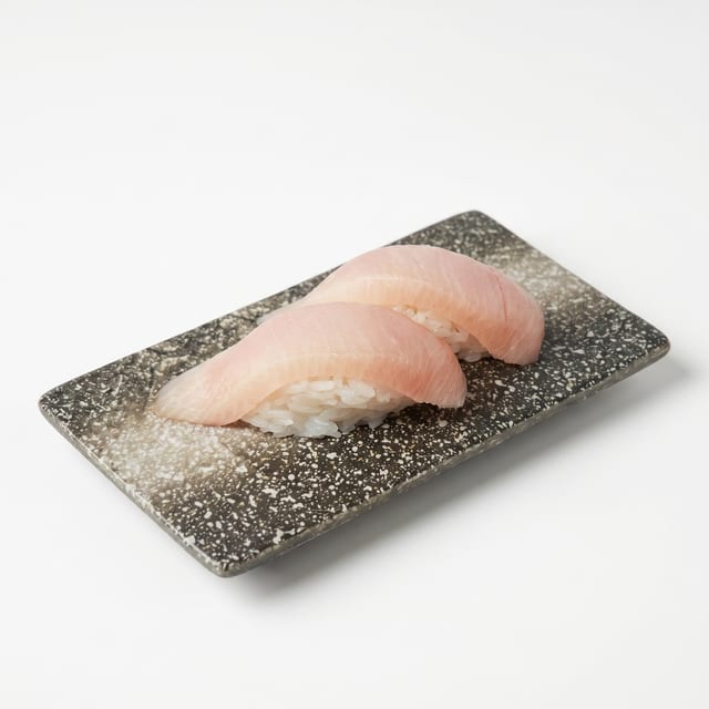 Hamachi Yellowtail Sushi.