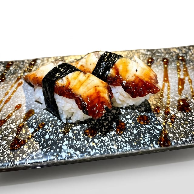 Unagi Fresh Water Eel Sushi.