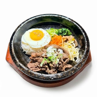 Bulgogi Stone Bibimbap / 불고기돌판밥