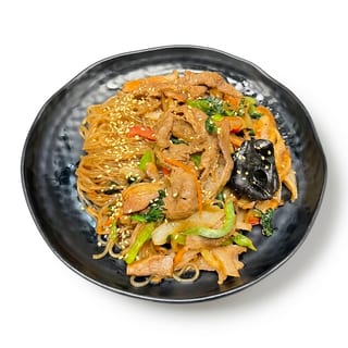 Soy Glazed Japchae / 소고기잡채