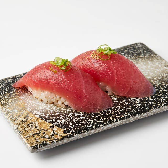 Garlic Tuna Sushi.